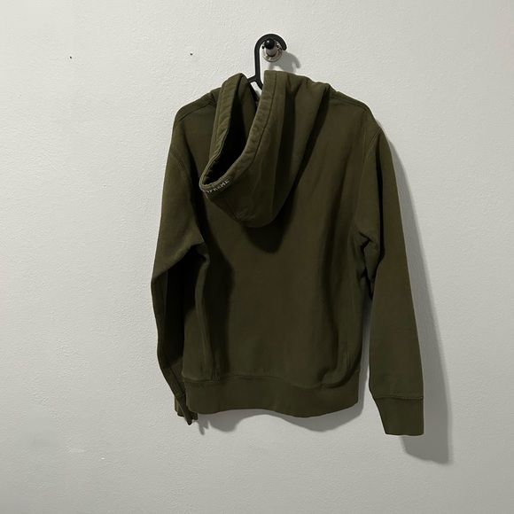 Supreme S Logo Hoodie Size Small Olive - Picture 2 of 6